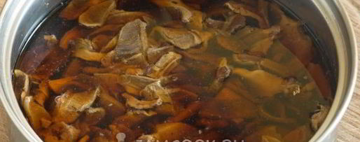 Шаг 3: гречки с сушеными грибами