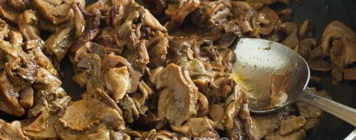 Шаг 6: гречки с сушеными грибами