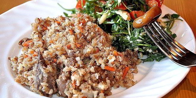 Рецепт гречки с тушенкой в мультиварке