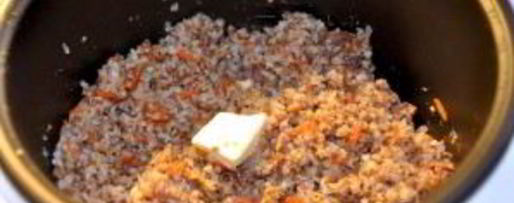 Шаг 4: гречки с тушенкой в мультиварке