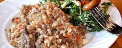 Шаг 5: гречки с тушенкой в мультиварке