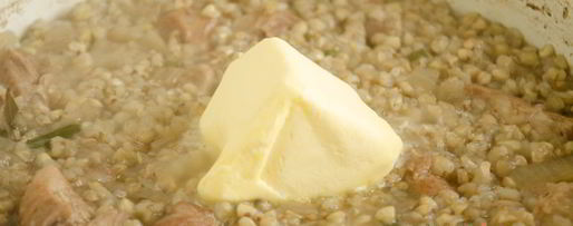 Шаг 11: гречки с тушеной свининой