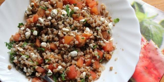 Рецепт гречки с зернистым творогом