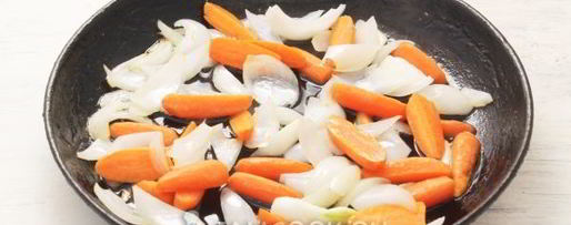 Шаг 2: гречки со свининой в духовке