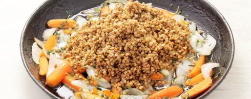 Шаг 4: гречки со свининой в духовке