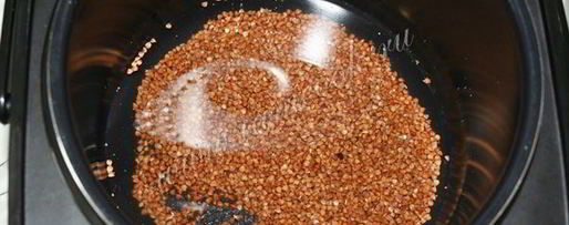 Шаг 4: гречневой каши на воде в мультиварке