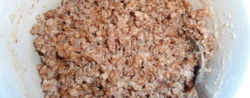 Шаг 6: гречневой каши пуховой