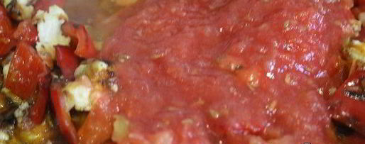 Шаг 2: гречневой каши с болгарским перцем и фаршем