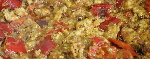 Шаг 5: гречневой каши с болгарским перцем и фаршем