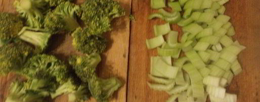 Шаг 1: гречневой каши с брокколи, морковью и сельдереем