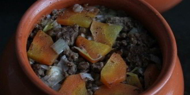 Рецепт гречневой каши с фаршем в горшочках