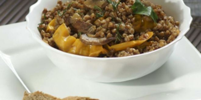 Рецепт гречневой каши с грибами и овощами