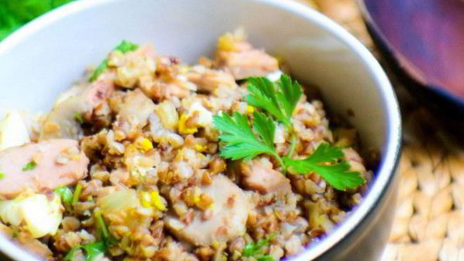 Рецепт Гречневой каши с грибами по-боярски