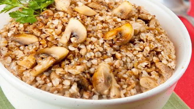 Рецепт Гречневой каши с грибами в мультиварке