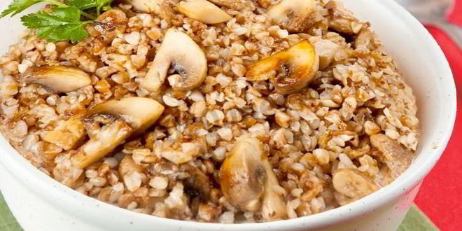 Рецепт гречневой каши с грибами в мультиварке