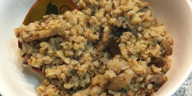 Рецепт гречневой каши с мясом и грибами в духовке