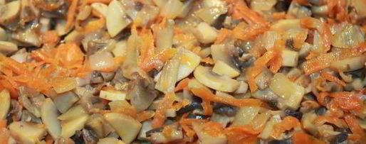 Шаг 6: гречневой каши с мясом и грибами в духовке