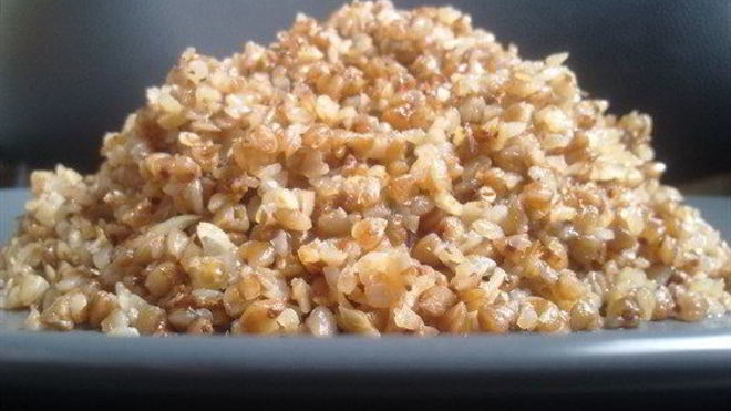 Рецепт Гречневой каши с пассерованным луком