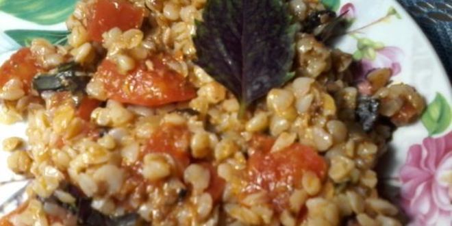 Рецепт гречневой каши с томатами по-итальянски