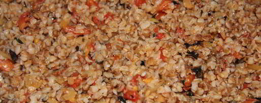 Шаг 4: гречневой каши с томатами по-итальянски