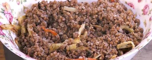 Шаг 4: гречневой каши с запеченными овощами