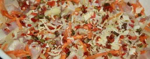 Шаг 2: гречневой каши со свининой и овощами