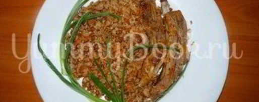 Шаг 7: гречневой каши со свиными ребрышками из мультиварки