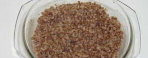 Шаг 3: гречневой каши вязкой на воде