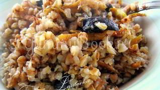 Рецепт Каши гречневой с грибами