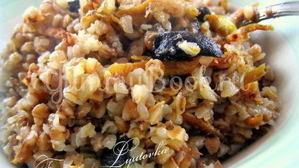 Рецепт Каши гречневой с грибами