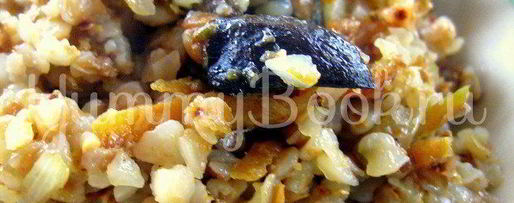 Шаг 3: каши гречневой с грибами