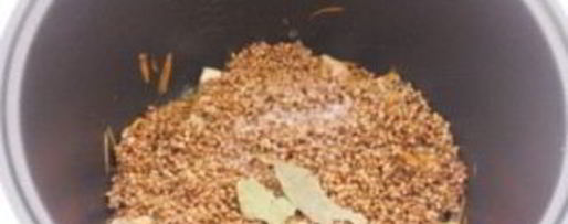 Шаг 2: каши гречневой со свининой