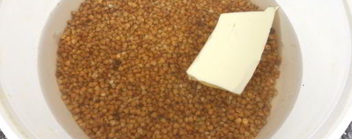 Шаг 1: рассыпчатой гречневой каши в микроволновке