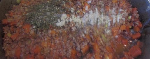 Шаг 6: тушеной гречневой каши с тыквой