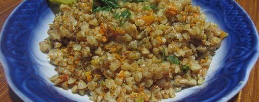 Шаг 7: тушеной гречневой каши с тыквой