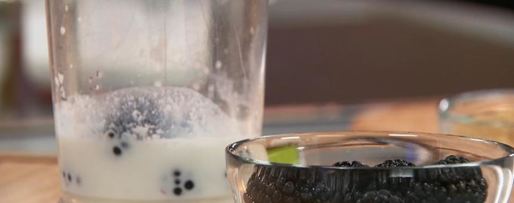 Шаг 1: каши из киноа с ежевично-творожным кремом