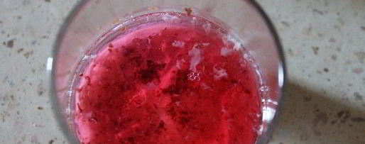 Шаг 2: каши из рисовых хлопьев с вишневым желе