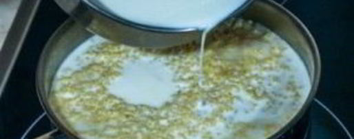 Шаг 2: каши из тыквы и пшена