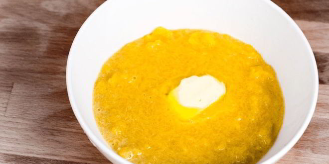 Рецепт каши из тыквы на молоке без крупы