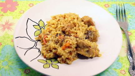 Рецепт Каши рисовой с мясом