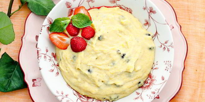 Рецепт франгольо, кукурузная каша с миндалем