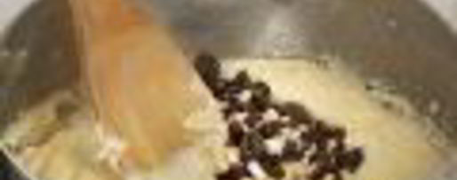 Шаг 2: франгольо, кукурузная каша с миндалем