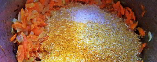 Шаг 3: каши двойной кукуруза