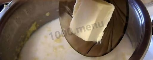 Шаг 4: каши из кукурузной крупы на молоке