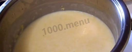 Шаг 5: каши из кукурузной крупы на молоке