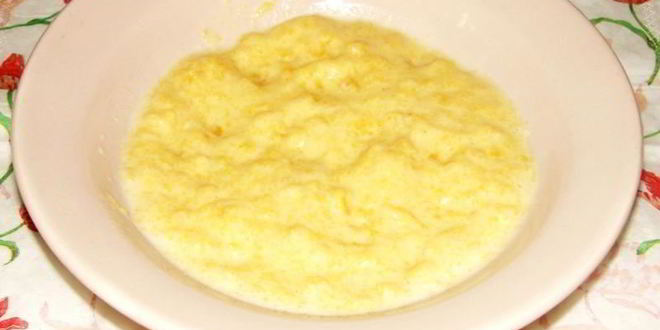 Рецепт каши кукурузной молочной