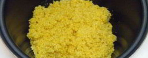 Шаг 2: каши кукурузной на воде