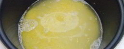 Шаг 3: каши кукурузной на воде