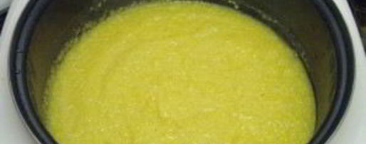 Шаг 4: каши кукурузной на воде