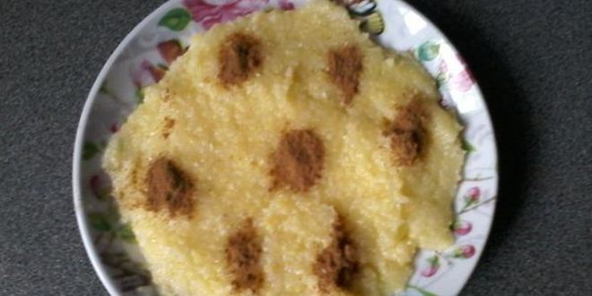 Рецепт каши кукурузной со сметаной и корицей